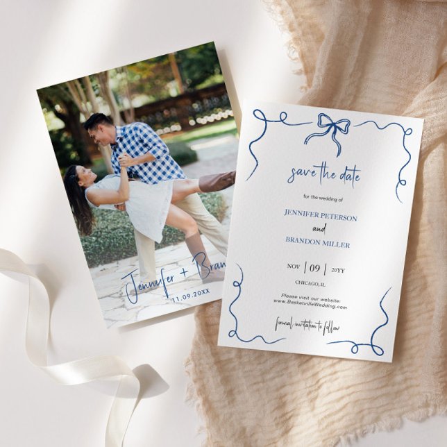 Invitación Diversión Dibujada a Mano Save the Date Foto Franc (Subido por el creador)