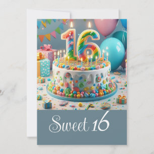 INVITACIÓN DIVERSIÓN DULCE 16 CUMPLEAÑOS, CELEBRACIÓN