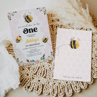 Diversión floral de amarillo rosado a ser una abej