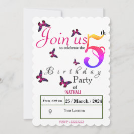 Invitación Diversión fluctuante