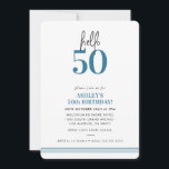 Invitación DIVERSIÓN hola 50 fiesta moderna de cumpleaños 50<br><div class="desc">por kat massard / WWW.SIMPLYSWEETPAPERIE.COM Me encanta el diseño,  pero me gustaría ver algunos cambios - otro esquema de color,  producto,  agregar una foto o adaptado para una ocasión diferente - no hay preocupaciones simplemente contácteme,  kat@simplysweetPAPERIE.com ¡estoy encantado de ayudar!</div>