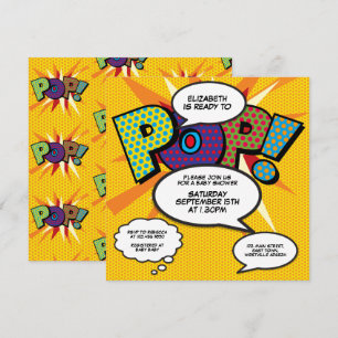 Invitación Diversión Moderna para Baby Shower Listo para Esta