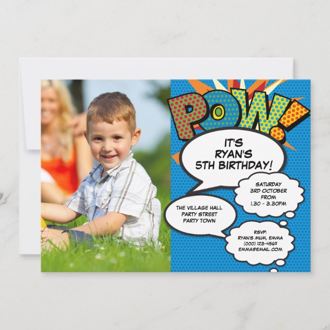 Invitación Diversión para cualquier edad, fiesta de cumpleaño (Anverso)