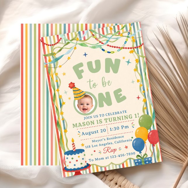 Invitación Diversión para ser un cumpleaños colorido (Subido por el creador)