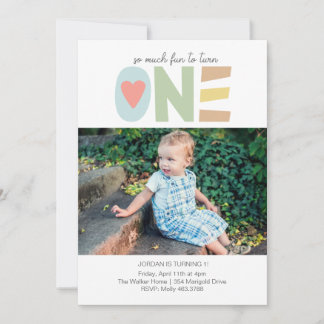 Invitación Diversión para ser uno