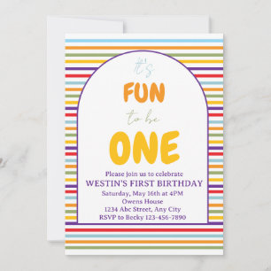 Invitación Diversión ser uno