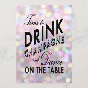 Invitación Diversión y Bachelorette coqueto