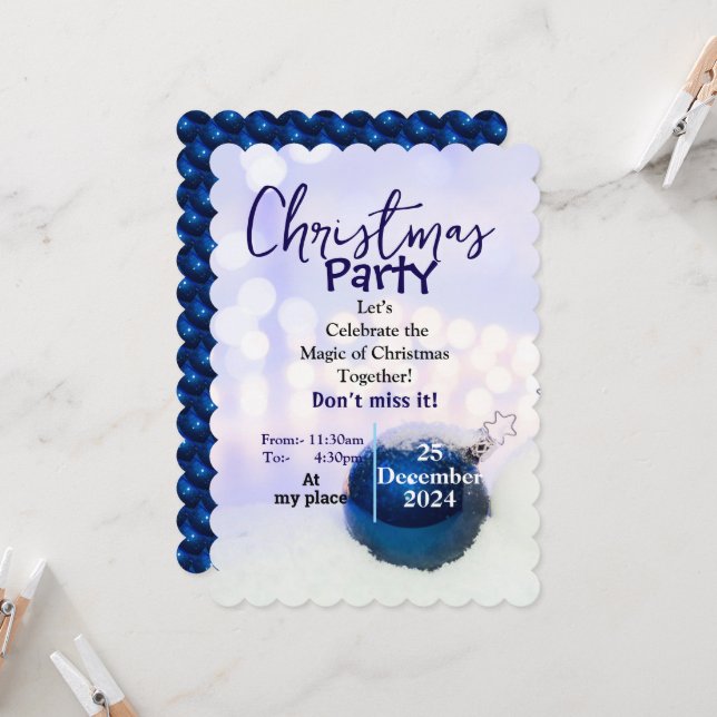 Invitación Diversión y fiesta (Anverso/Reverso In Situ)