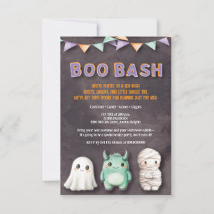 Invitación Diverte a los niños en la fiesta de Halloween