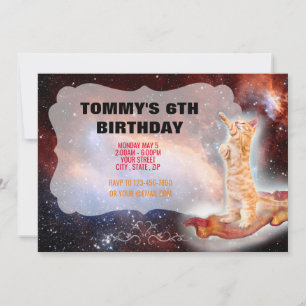 Invitación divertida a Bacon Cat