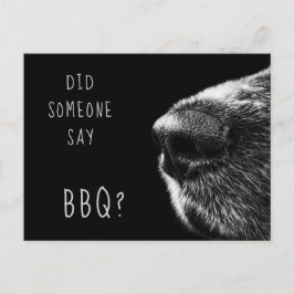 Invitación divertida a barbacoa para dueños de per