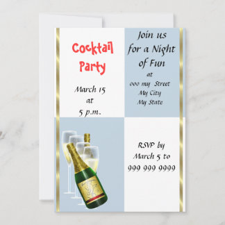 Invitación divertida a cóctel