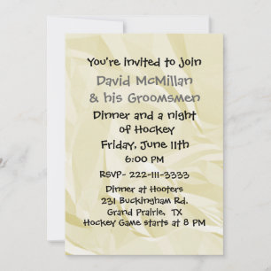 Invitación divertida a la despedida de soltero