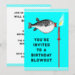 Invitación divertida a la fiesta de cumpleaños