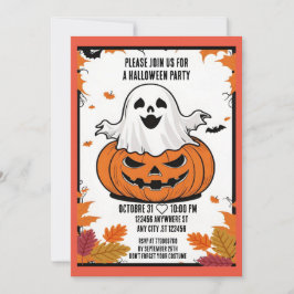 Invitación divertida a la fiesta de Fantasma y Cal
