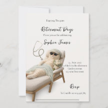 Invitación divertida a la fiesta de jubilación de