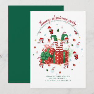 Invitación divertida a la fiesta de Navidad
