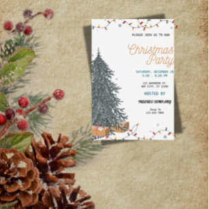 Invitación divertida a la fiesta de Navidad Fies