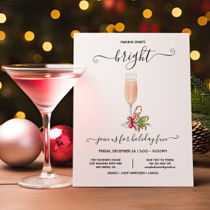 Invitación divertida a la fiesta de Navidades de v