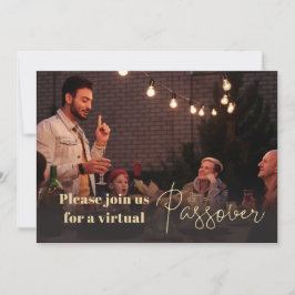 Invitación divertida a Pésaj virtual con foto