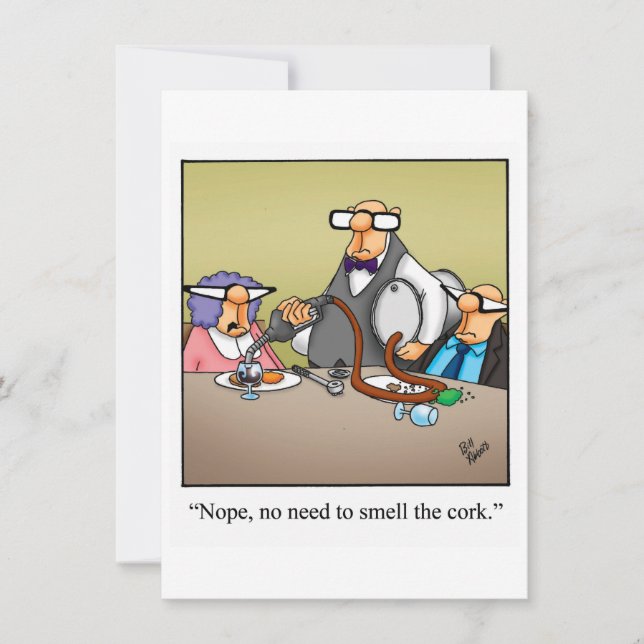 Invitación divertida a una fiesta de degustación d (Anverso)