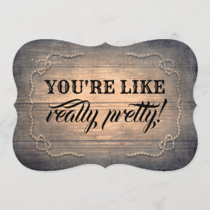 Invitación Divertida dama de honor / empleada doméstica de ma