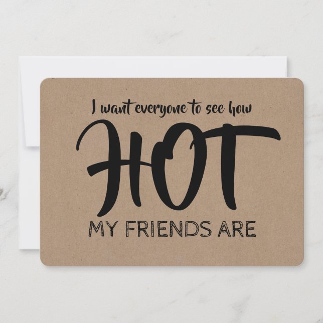 Invitación Divertida dama de honor / Propuesta de doncella de (Anverso)