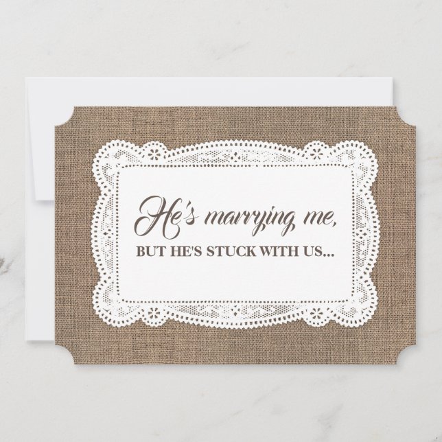 Invitación Divertida dama de honor / Propuesta de matrimonio  (Anverso)