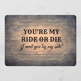 Invitación Divertida dama de honor y empleada de honor