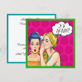 Invitación Divertida de Arte Pop