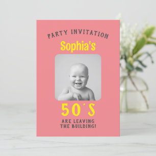 Invitación divertida de cumpleaños