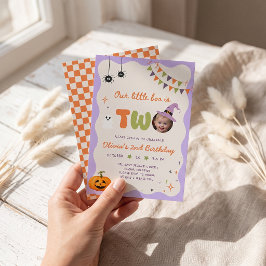 Invitación divertida de cumpleaños de Halloween