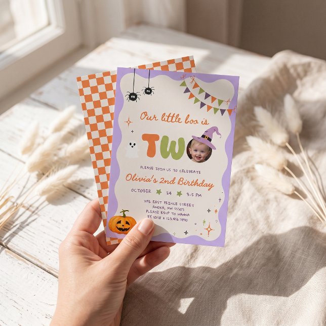 Invitación divertida de cumpleaños de Halloween (Subido por el creador)