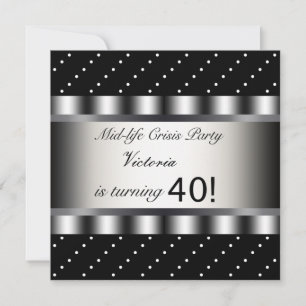 Invitación divertida de cumpleaños número 40 en ne