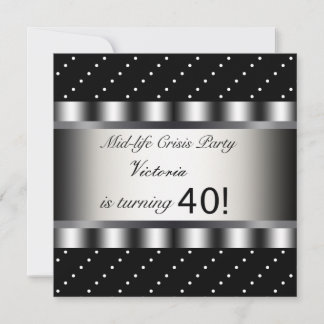 Invitación divertida de cumpleaños número 40 en ne