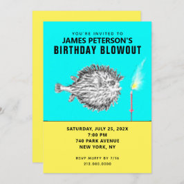 Invitación divertida de cumpleaños para adultos