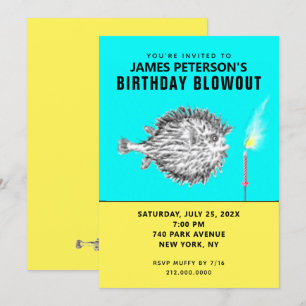Invitación divertida de cumpleaños para adultos