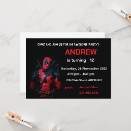 Invitación divertida de fiesta