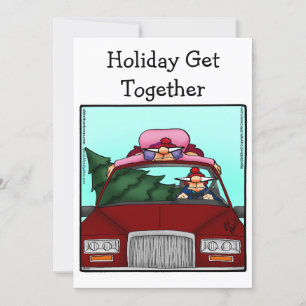 Invitación divertida de fiesta de vacaciones