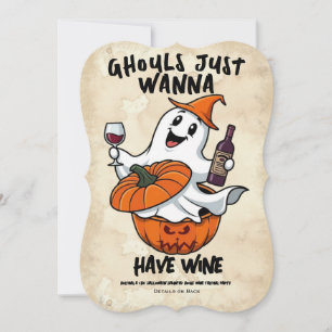 Invitación divertida de Halloween: Las Ghouls solo