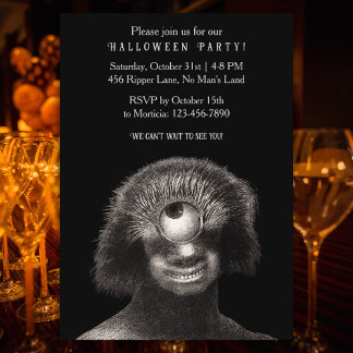 Invitación divertida de la fiesta de Halloween de