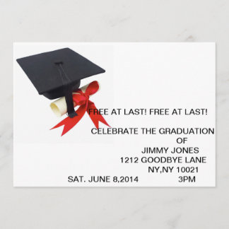 INVITACIÓN DIVERTIDA DE LA GRADUACIÓN