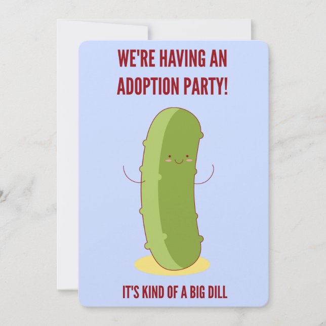 Invitación divertida de la salmuera del fiesta de (Anverso)