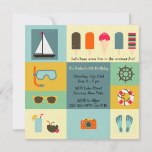 Invitación divertida de verano