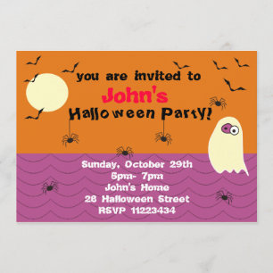 Invitación divertida del fiesta de Halloween del