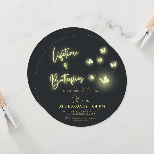 Invitación Divertida ducha de novia (Anverso/Reverso In Situ)