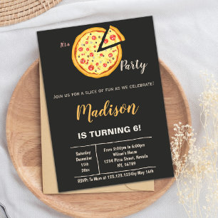 Invitación divertida editable para niños, adolesce