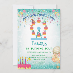 Invitación Divertida fiesta de cumpleaños DIY Nam