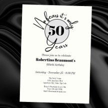 Divertida fiesta de cumpleaños número 50 sin miedo