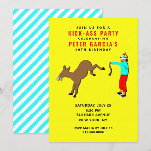 Invitación Divertida fiesta de cumpleaños para adultos